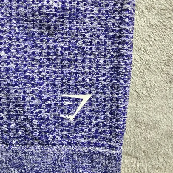 Gymshark Women's Vital Seamless Leggings Size M in Purple‎ Marl Activewear - Picture 3 of 4